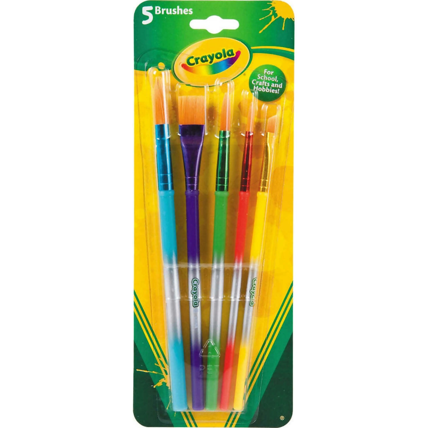 Crayola - Art & Craft Brushes 5 Pack