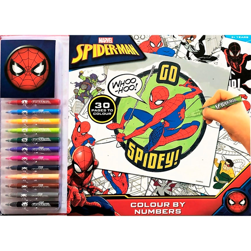 Spiderman - Colour By Numbers