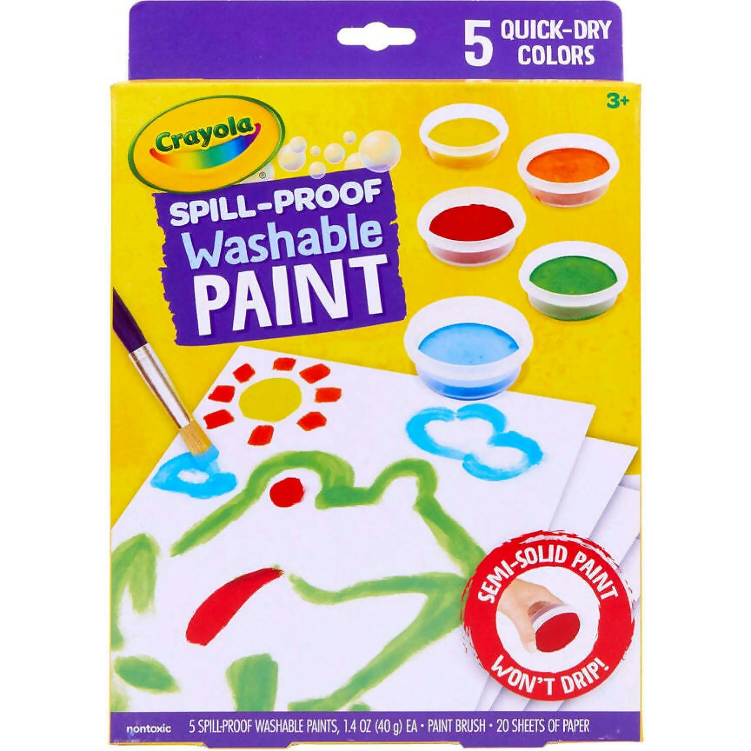 Crayola - Spill-proof Washable Paint