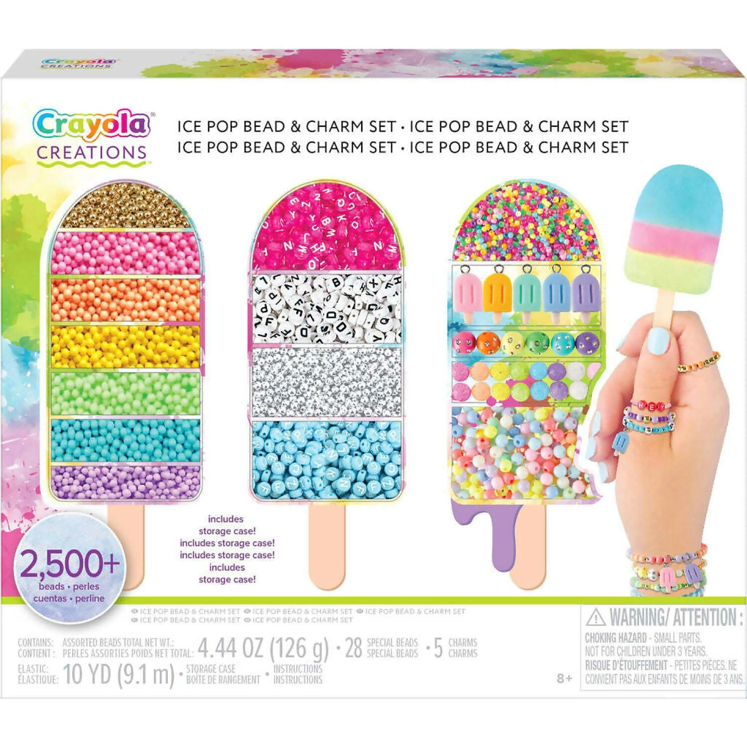 Crayola - Creations Ice Pop Bead & Charm Set