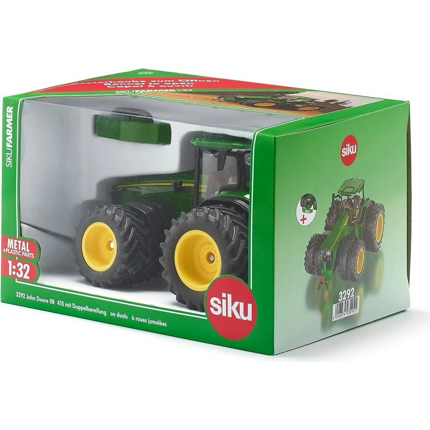 Siku - John Deere 8r 410 With Double Tyres 1:32