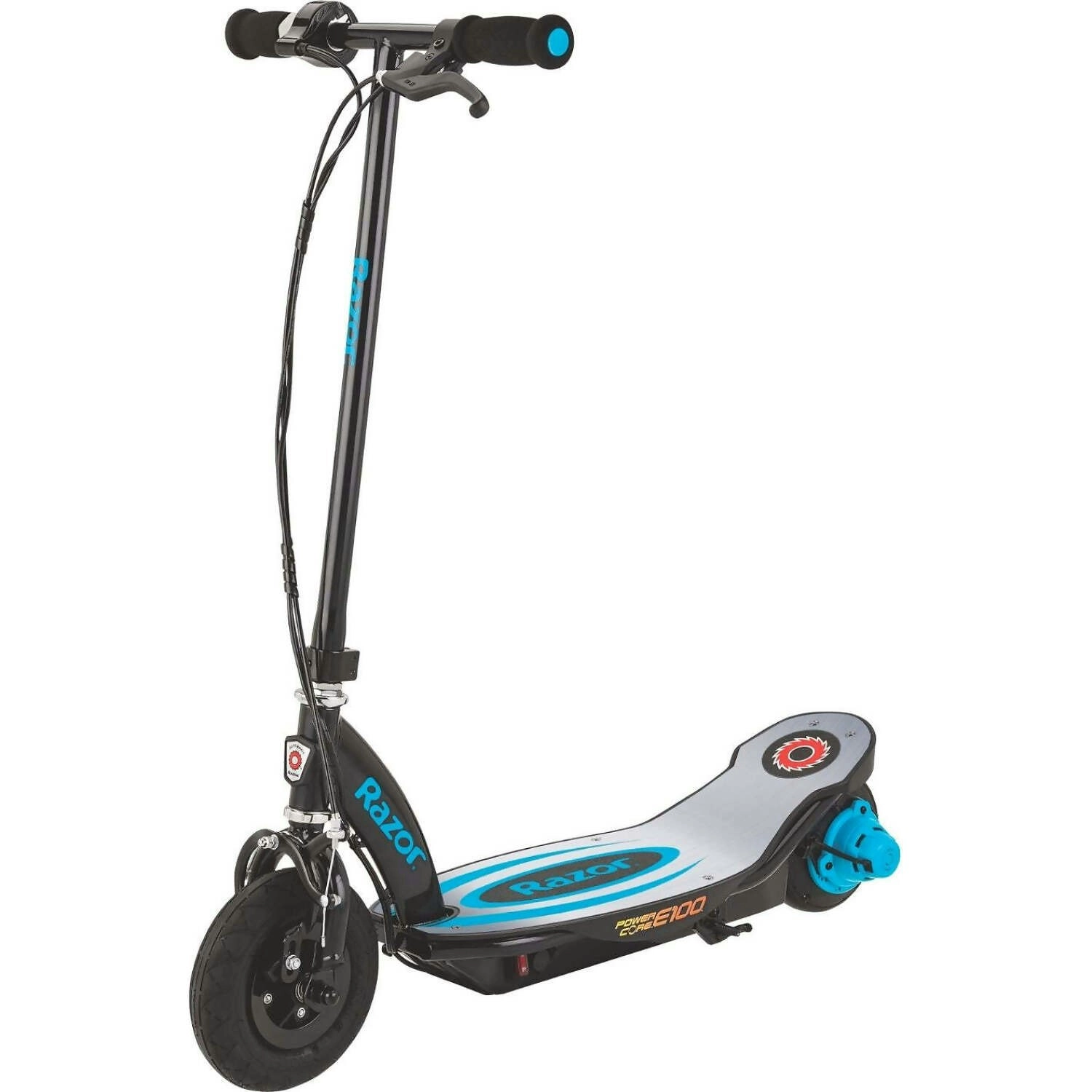 Razor - Power Core E100 Electric Scooter - Blue Aluminium Deck