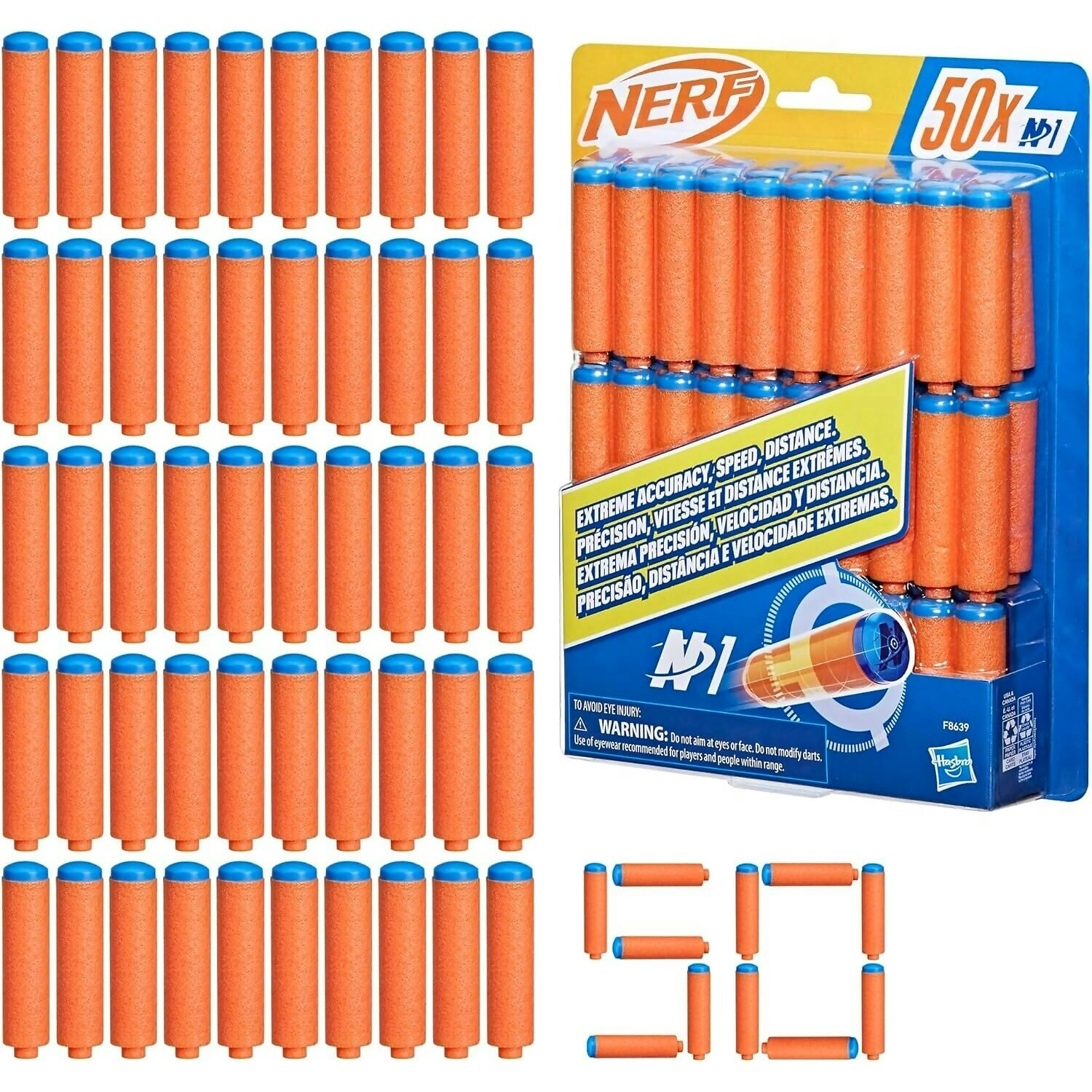 Nerf - N Series Refill 50 Darts - Hasbro