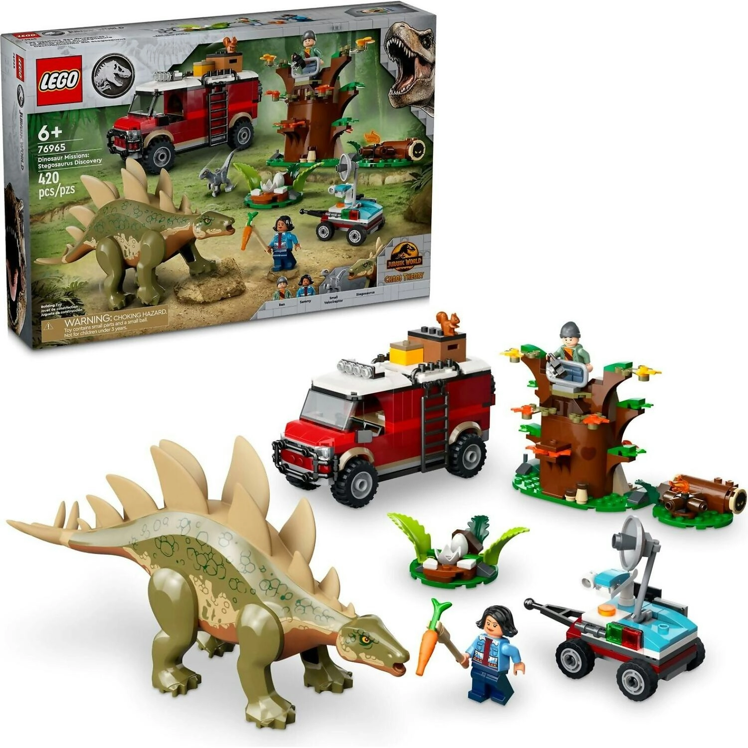 LEGO 76965 Dinosaur Missions: Stegosaurus Discovery - Jurassic World