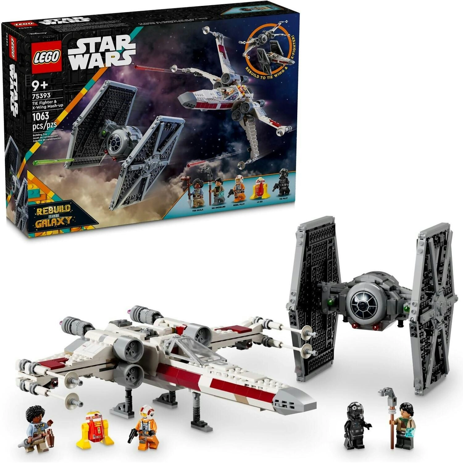 LEGO 75393 TIE Fighter & X-Wing Mash-up - Star Wars