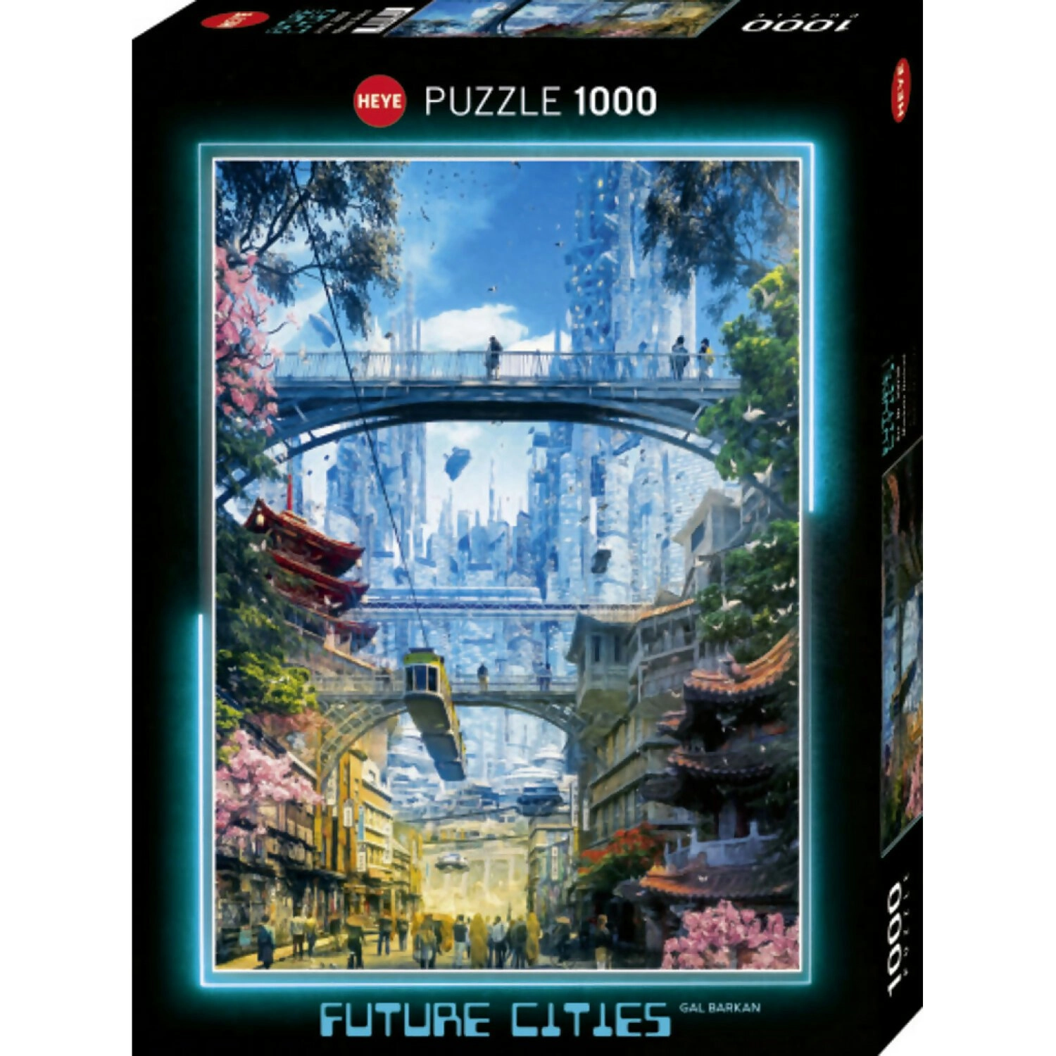 Heye - Future Cities Market District Jigsaw Puzzle 1000pc