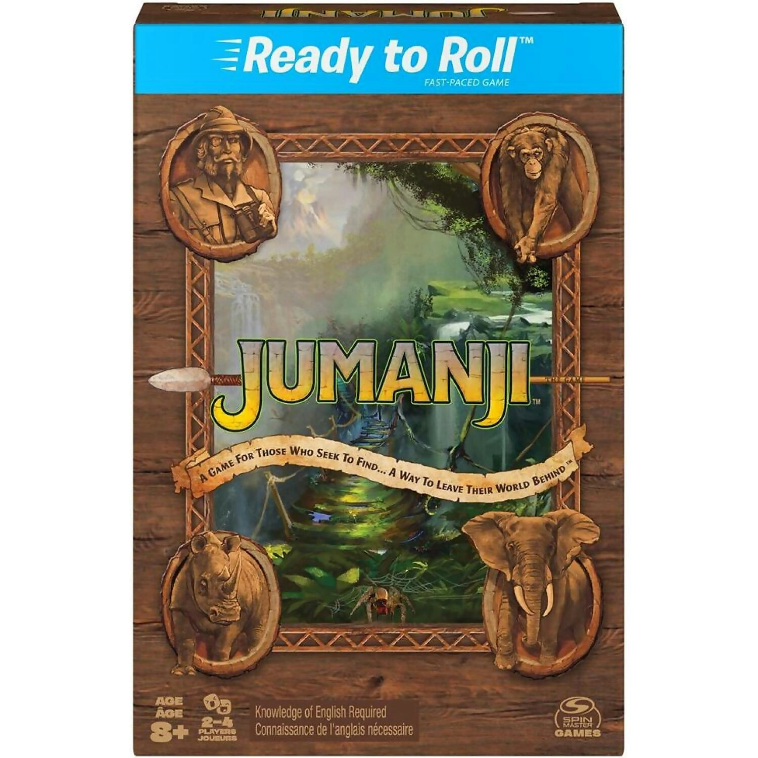 Spin Master Games - Jumanji Travel Ready To Roll Game