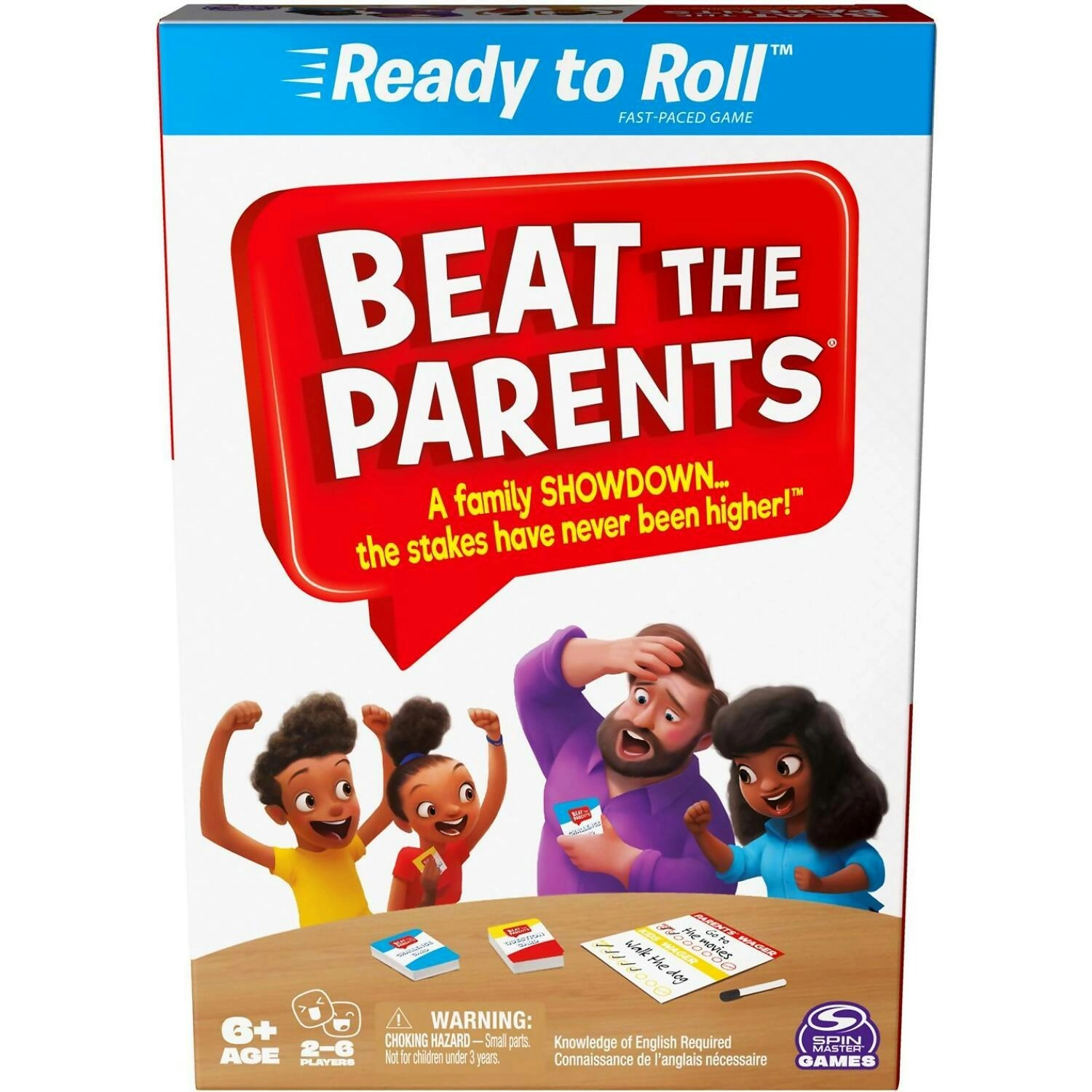 Spin Master Games - Beat The Parents Travel Ready To Roll Board Game