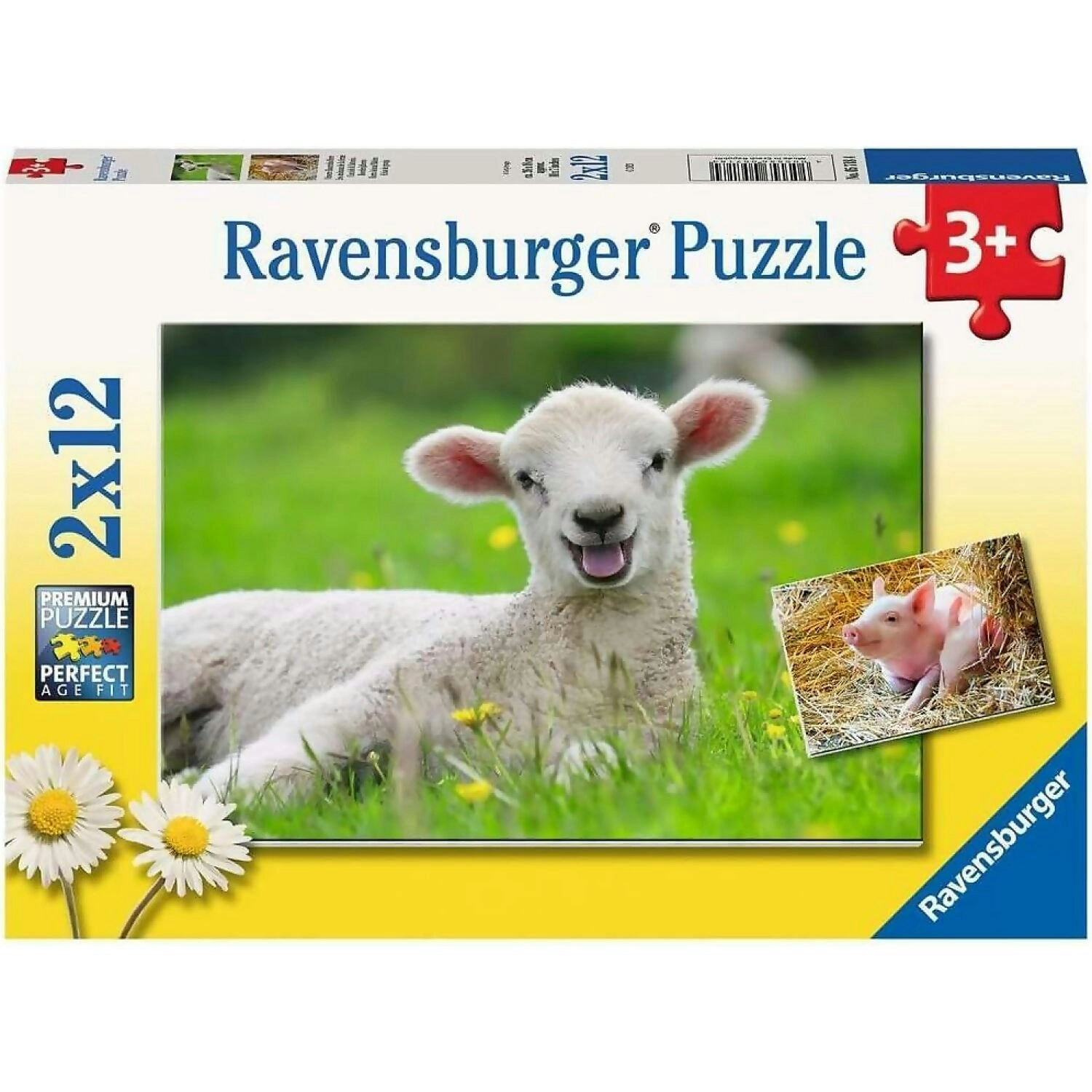 Ravensburger - Our Farm Animals Jigsaw Puzzle 2 X 12pc