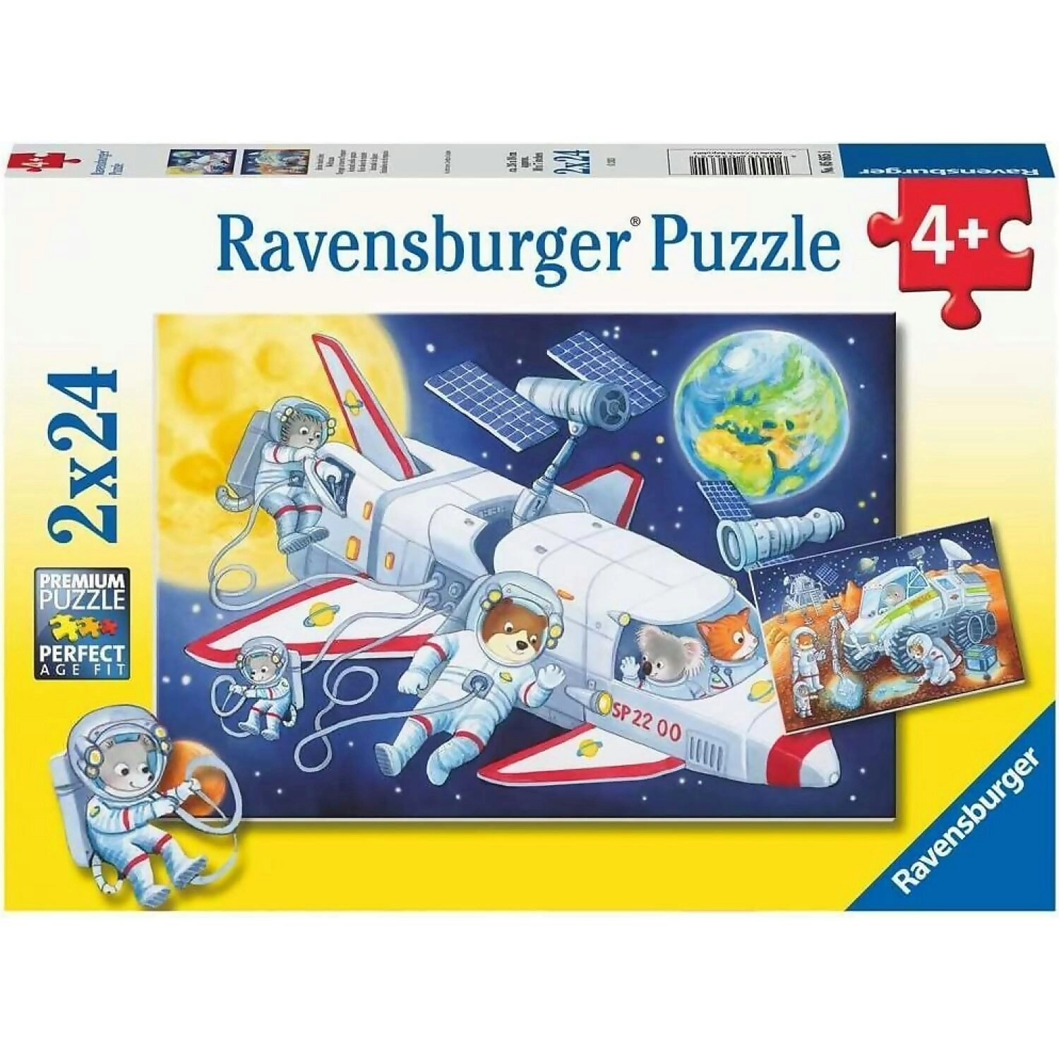 Ravensburger - Journey Through Outer Space Jigsaw Puzzle 2 X 24pc