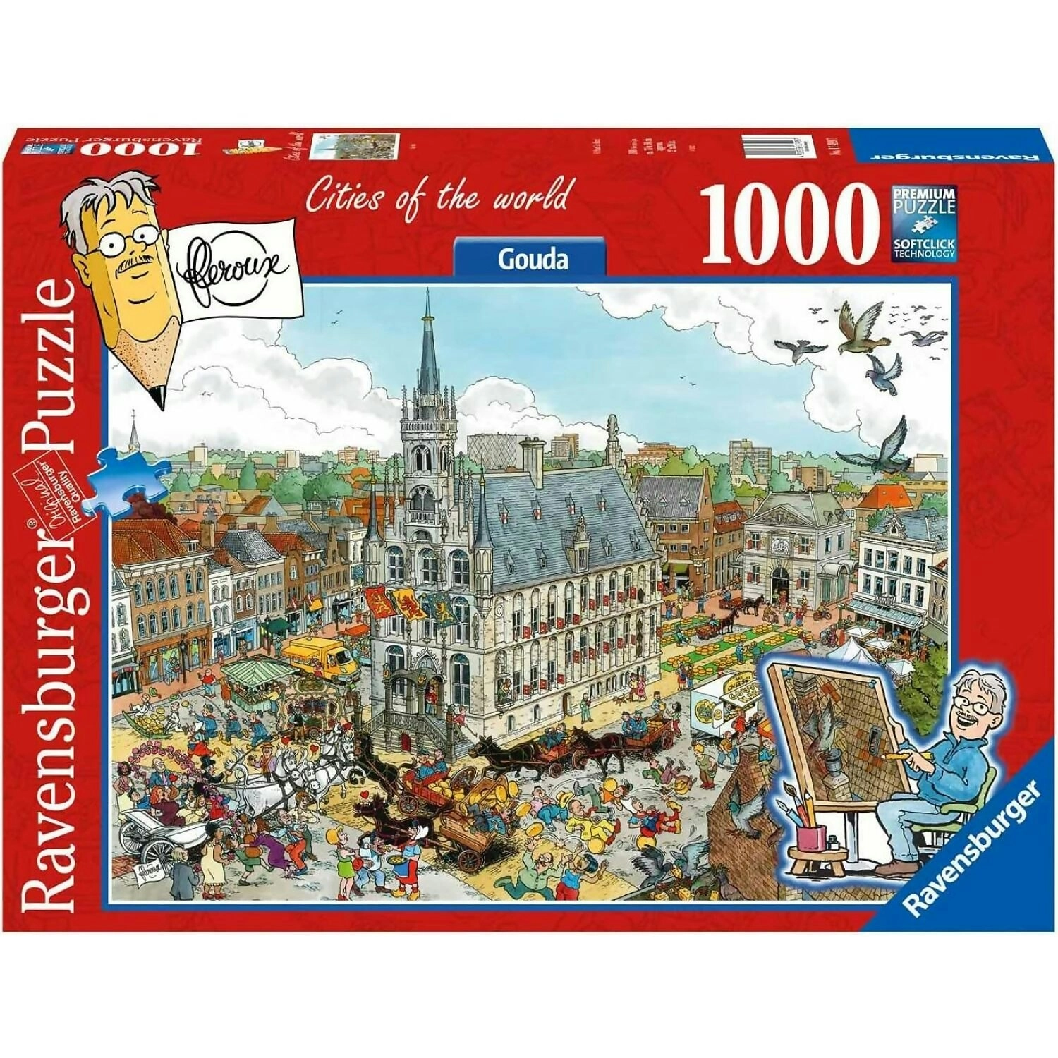 Ravensburger - Cities Of The World Fleroux Gouda Jigsaw Puzzle 1000pc