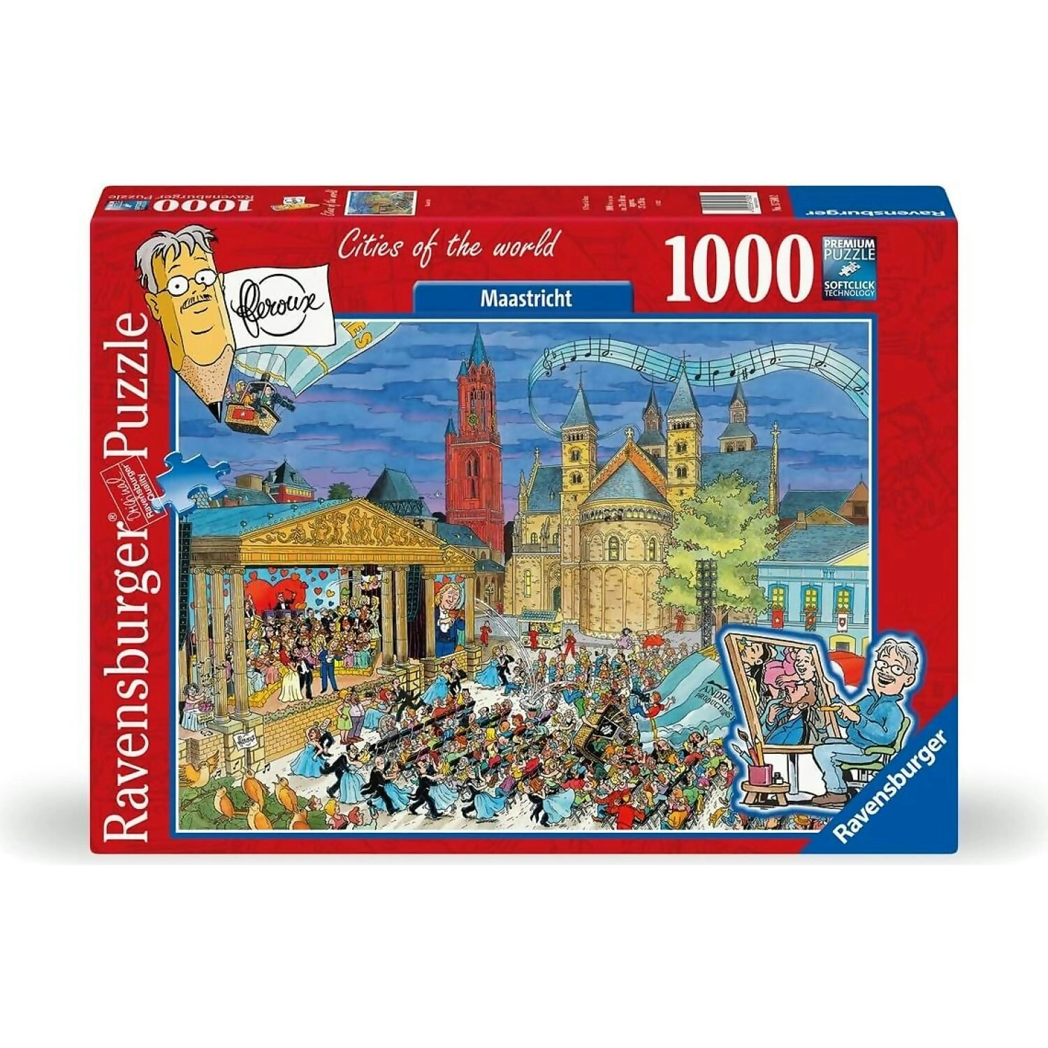 Ravensburger - Cities Of The World Fleroux Maastricht Jigsaw Puzzle 1000pc