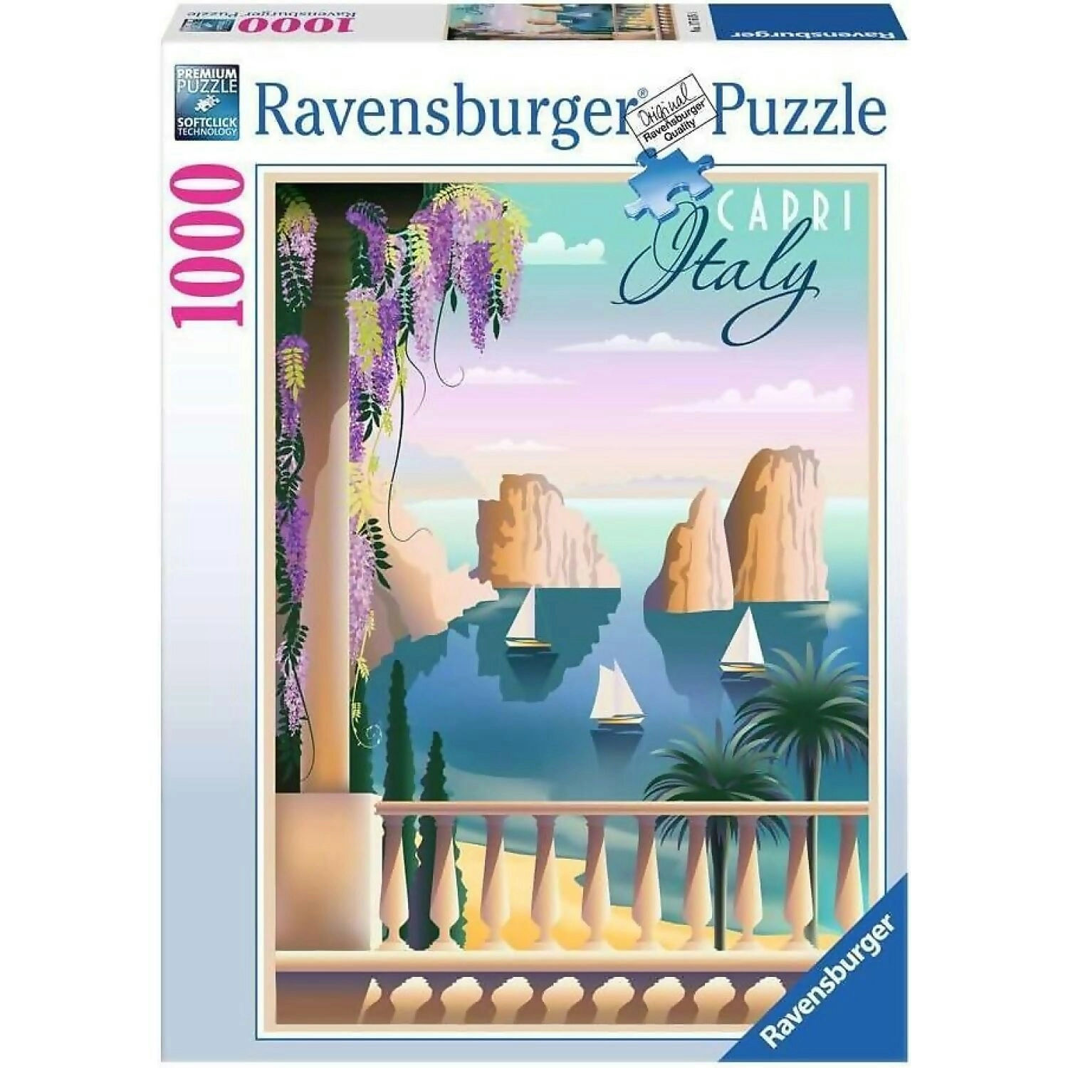 Ravensburger - Postcard From Capri Italy Jigsaw Puzzle 1000pc