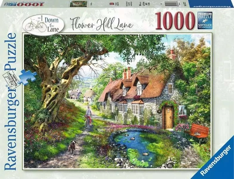 Ravensburger - Flower Hill Lane Jigsaw Puzzle 1000pc