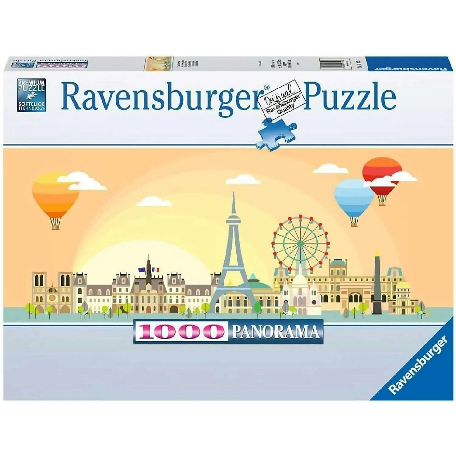 Ravensburger - A Day In Paris Panorama Jigsaw Puzzle 1000pc