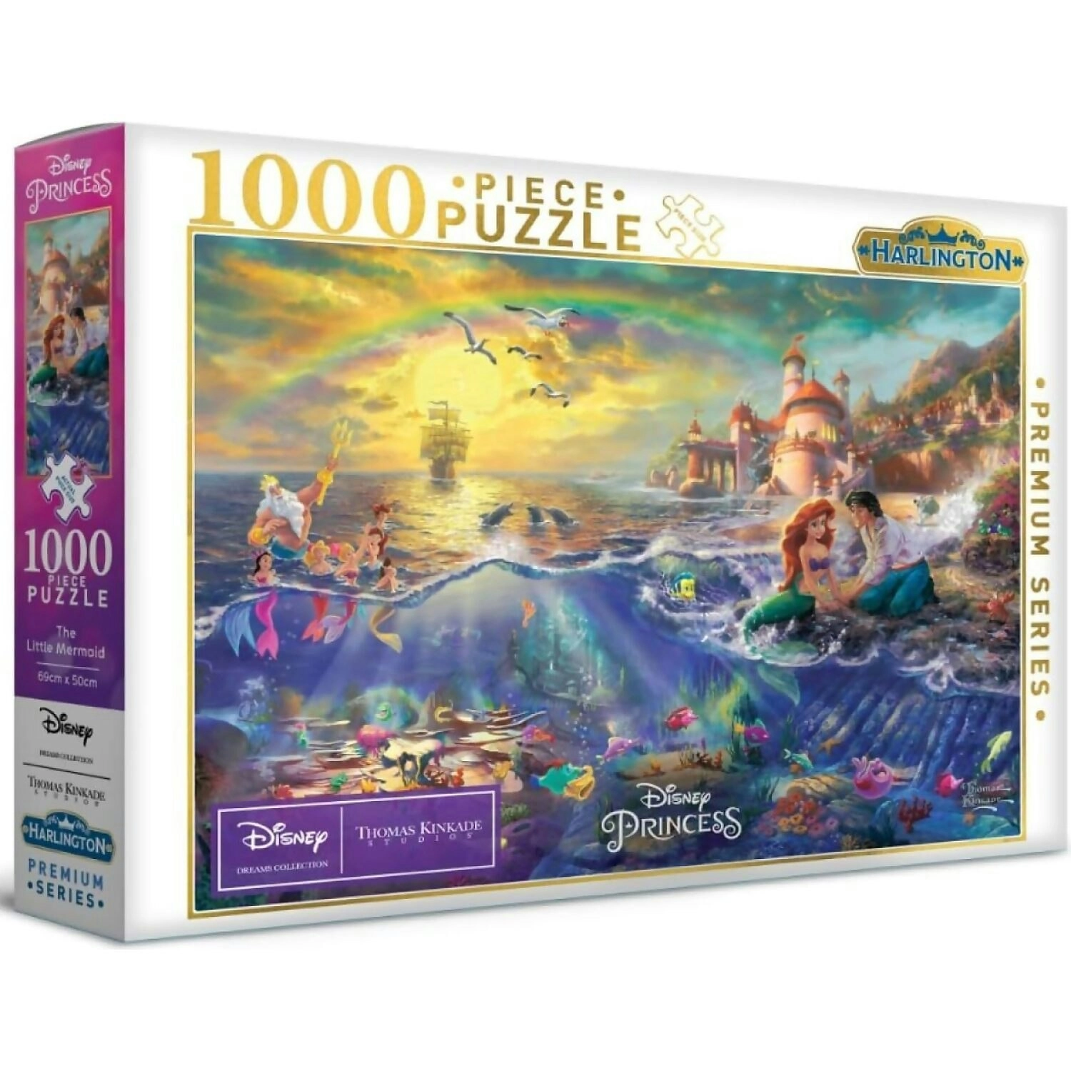 Harlington - Thomas Kinkade Disney The Little Mermaid Jigsaw Puzzle 1000pc