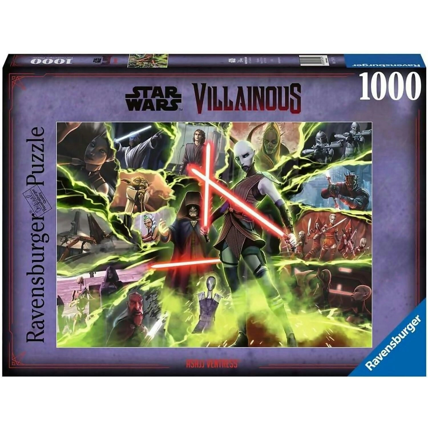 Ravensburger - Star Wars Villainous: Asajj Ventress Jigsaw Puzzle 1000pc