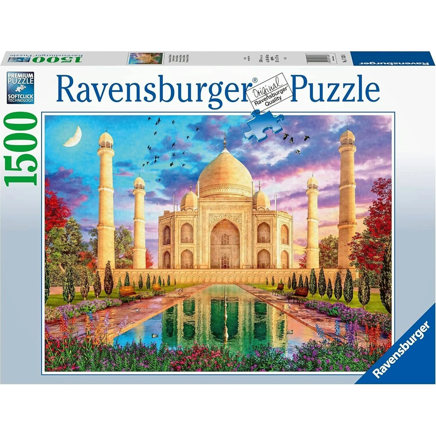 Ravensburger - Enchanting Taj Mahal Jigsaw Puzzle 1500pc