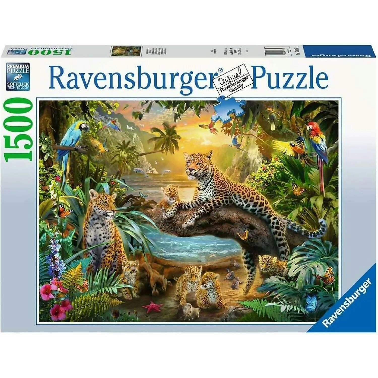 Ravensburger - Leopards In The Jungle Jigsaw Puzzle 1500pc