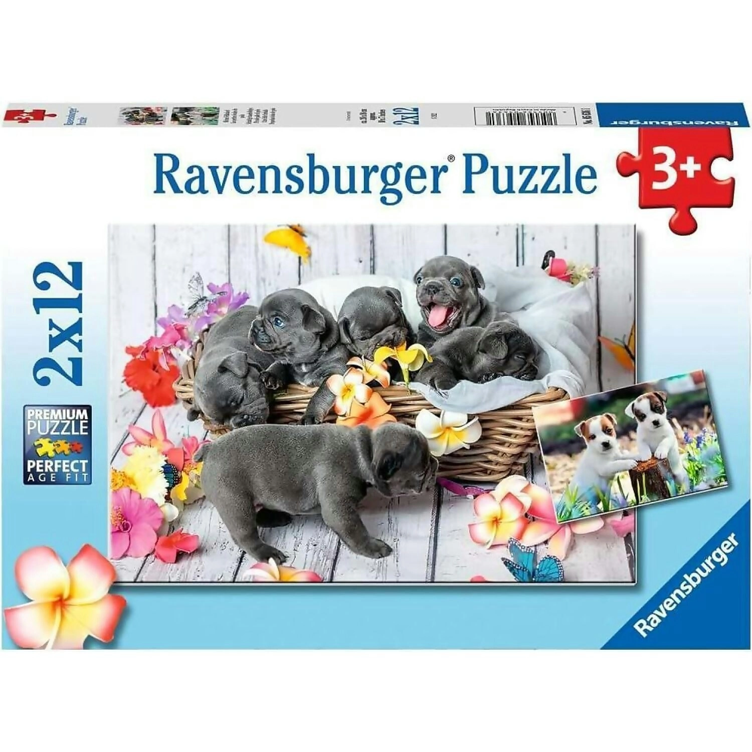 Ravensburger - Cute Little Furballs Jigsaw Puzzle 2 X 12pc