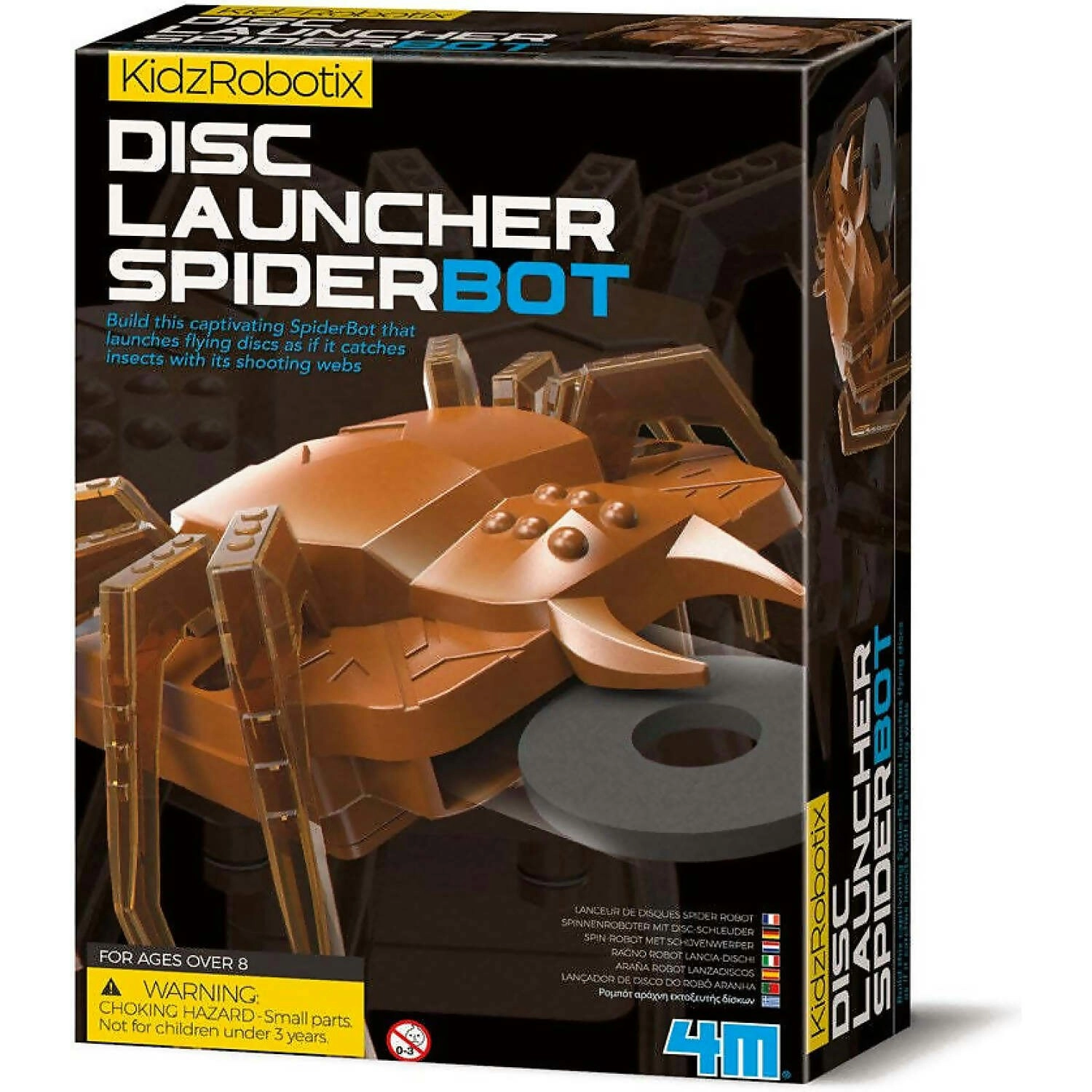 4M - Kidzrobotix Disc Launcher Spider Bot - Johnco