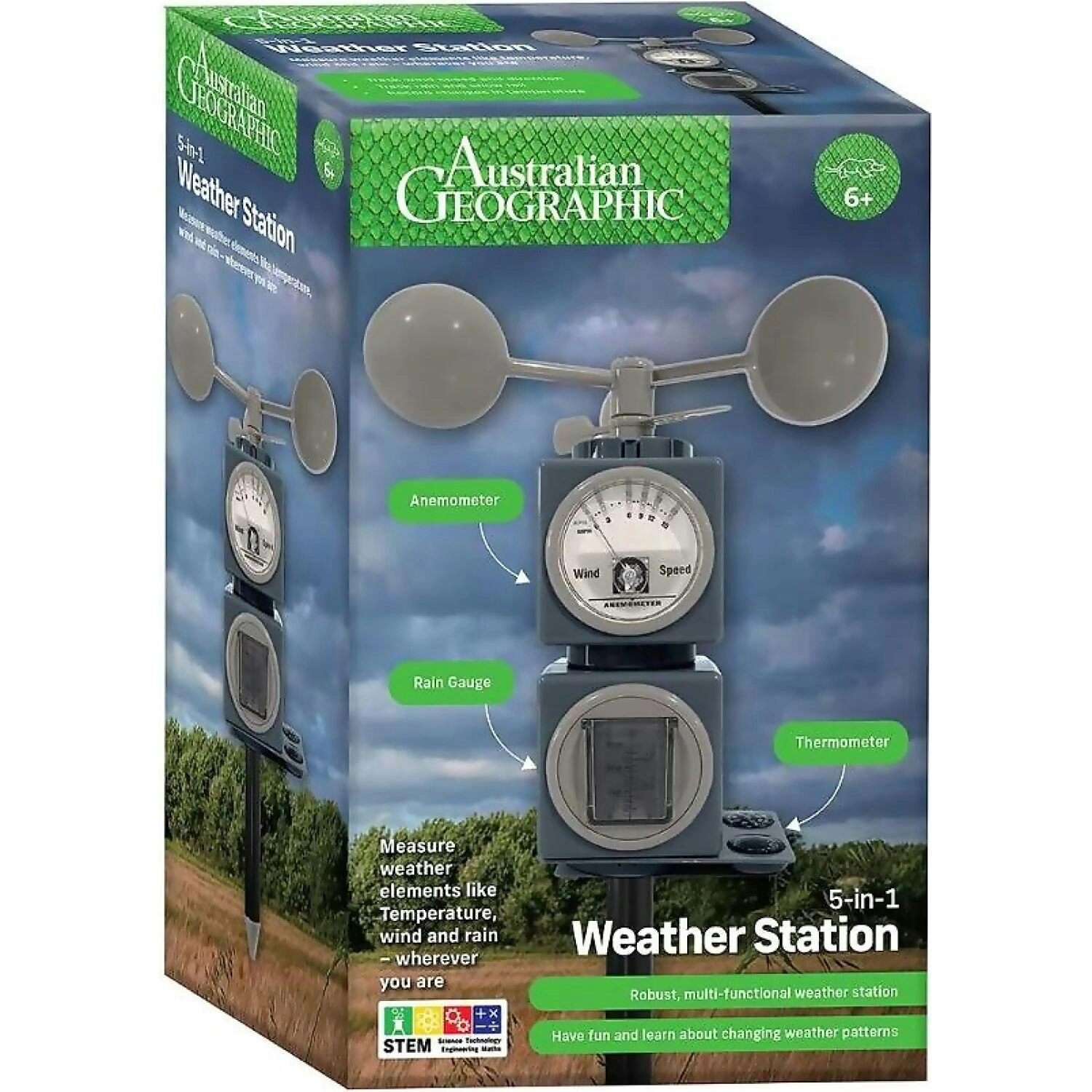 Australian Geographic - 5-in-1 Weather Station