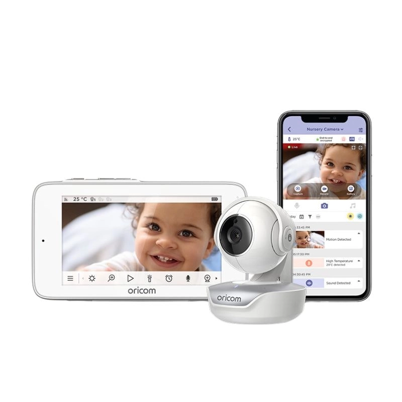 Oricom 5&rdquo; Smart OBH36T HD Touchscreen Nursery Pal Premium Baby Monitor