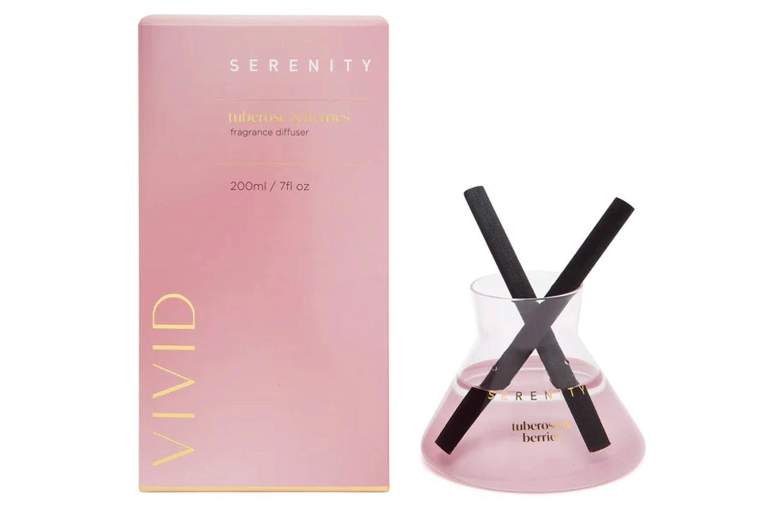 Serenity Vivid Diffuser 200ml - Tuberose & Berries