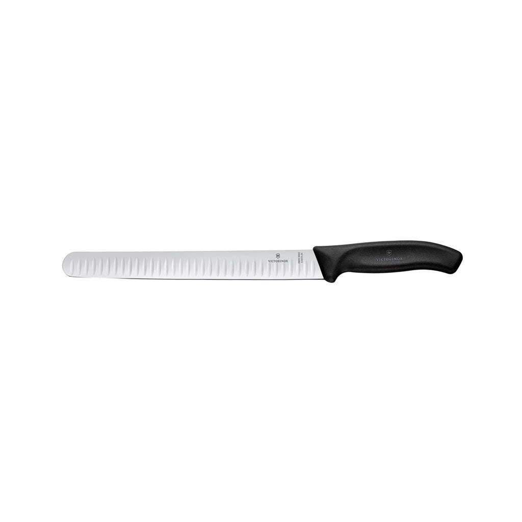 Victorinox Slicing Knife Fluted 25cm - Black