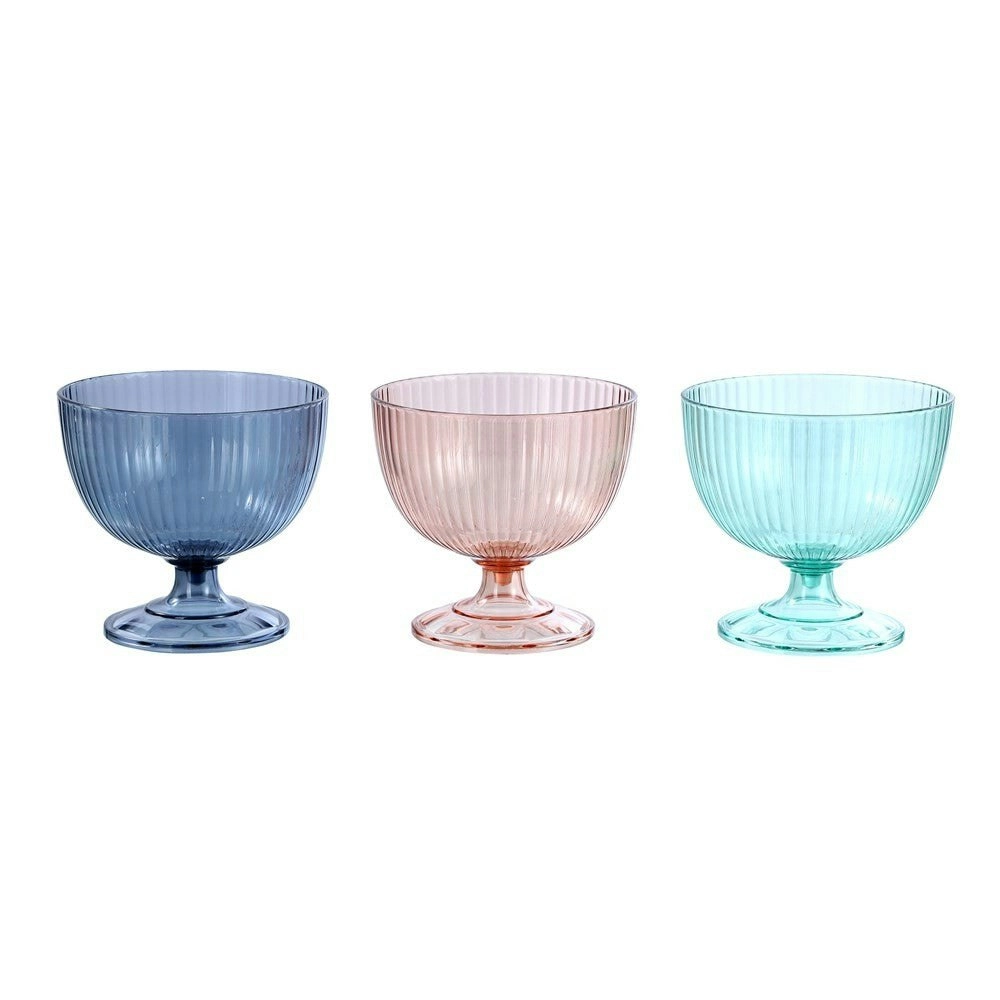 Palm Deco Dessert Cup 450ml - Blue, Green Or Sand