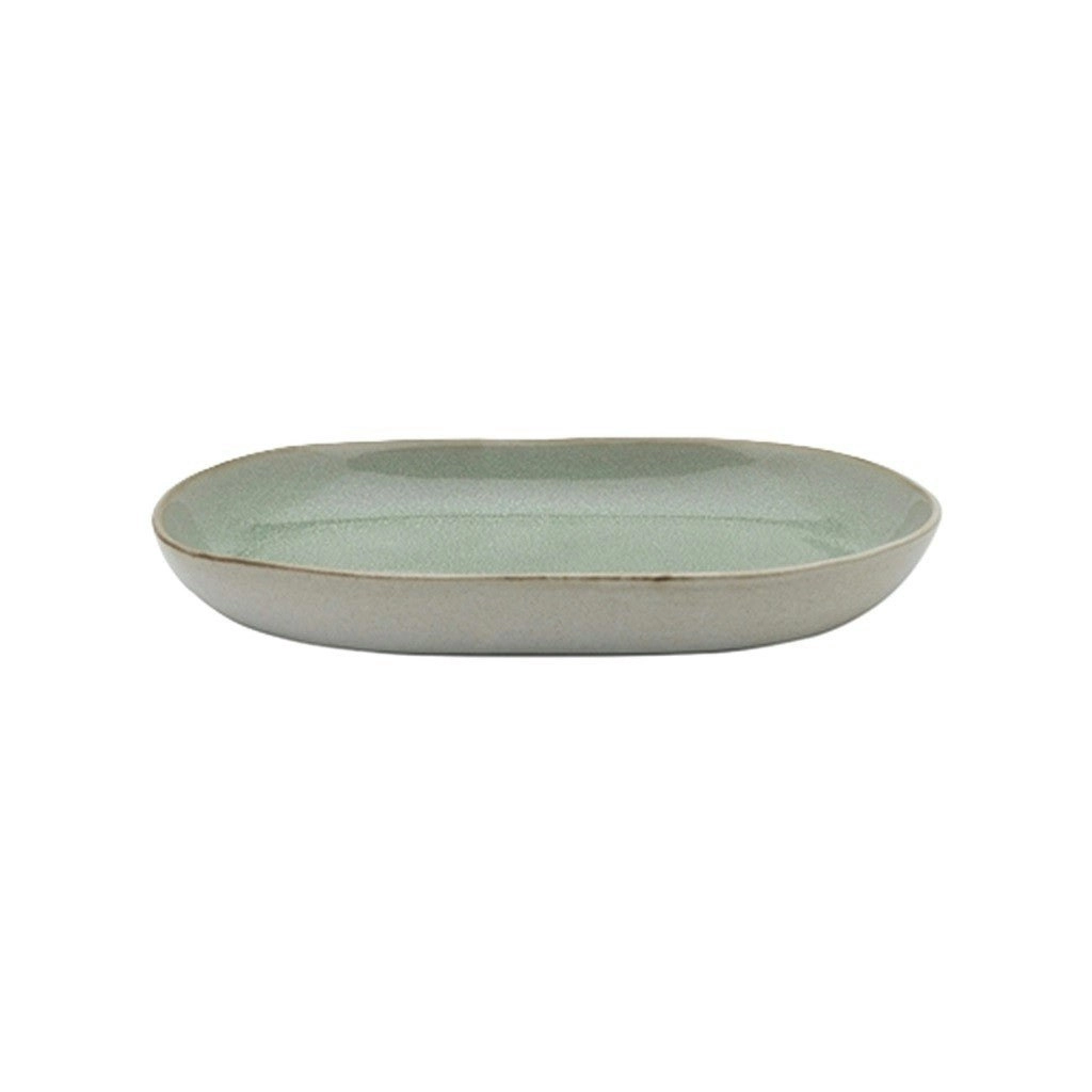 Ecology Galet Small Shallow Bowl 22cm - Sage