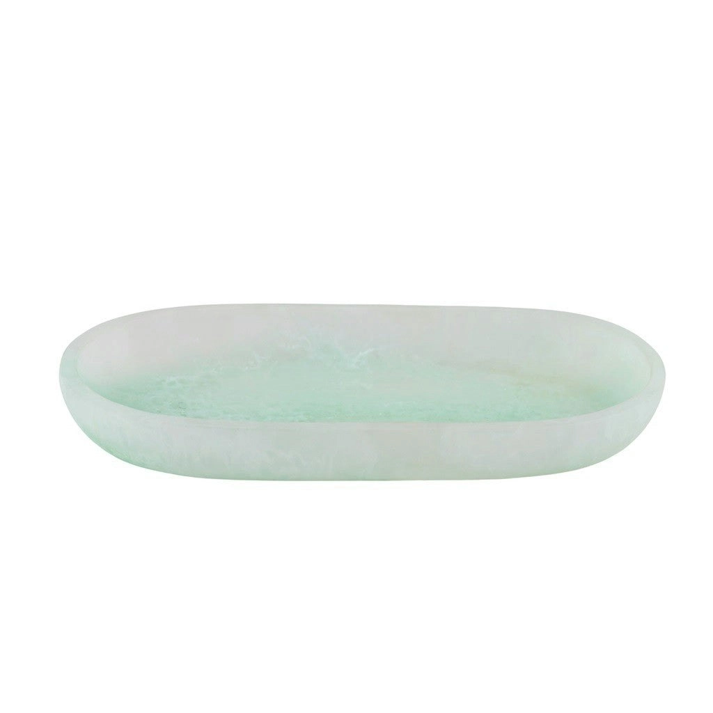 Assemble Kip Resin Oval Tray 25.5x14cm - Mint