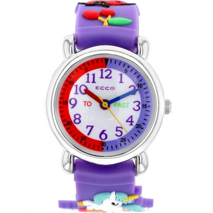 Ecc Purple Beetles Strap Kids Watch