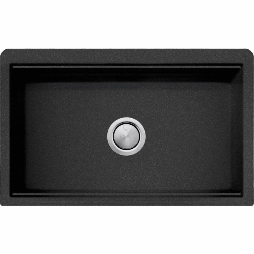 Oliveri Santorini Farmhouse Undermount Sink Black