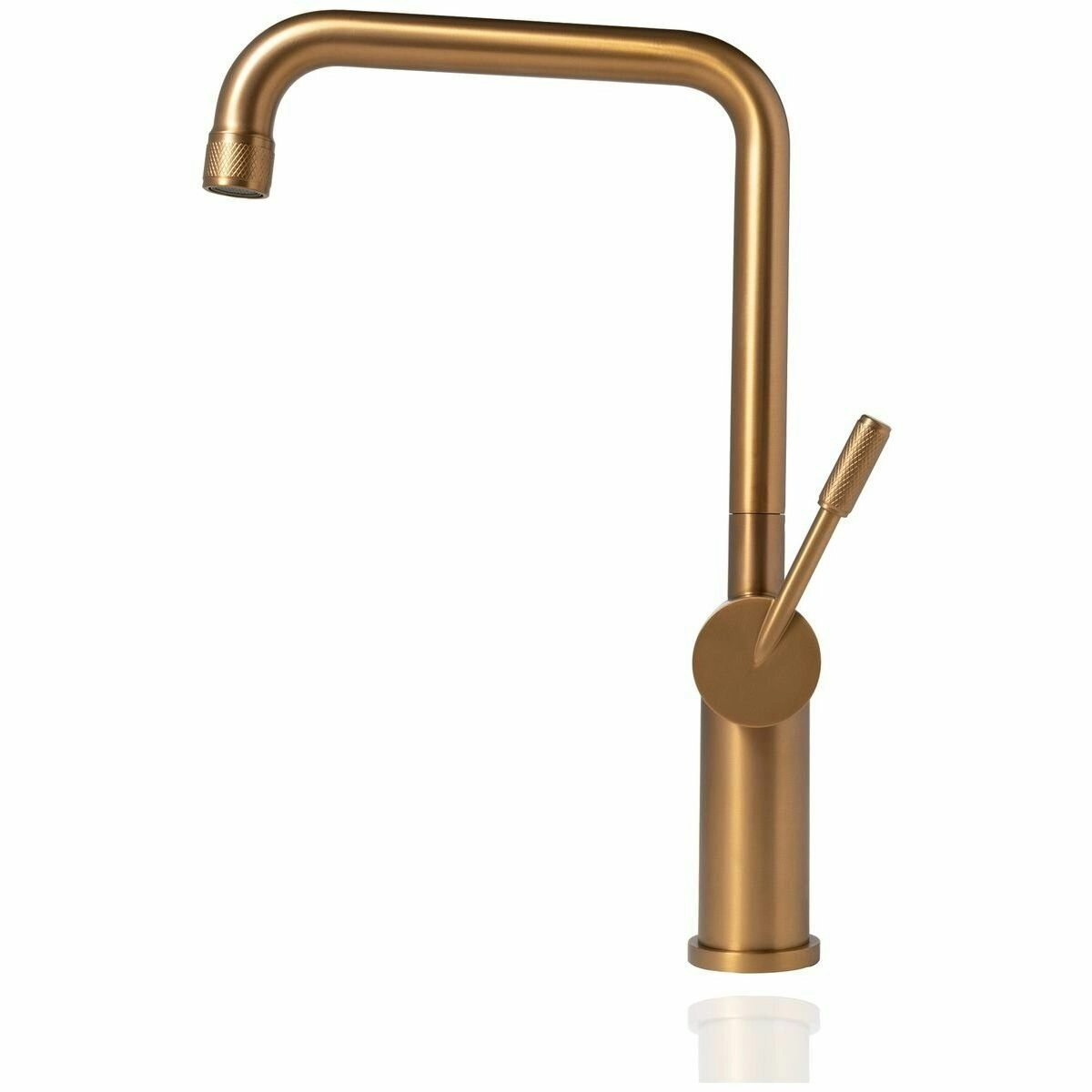 Titan Squareneck Kitchen Mixer Tap Model 1 Brass