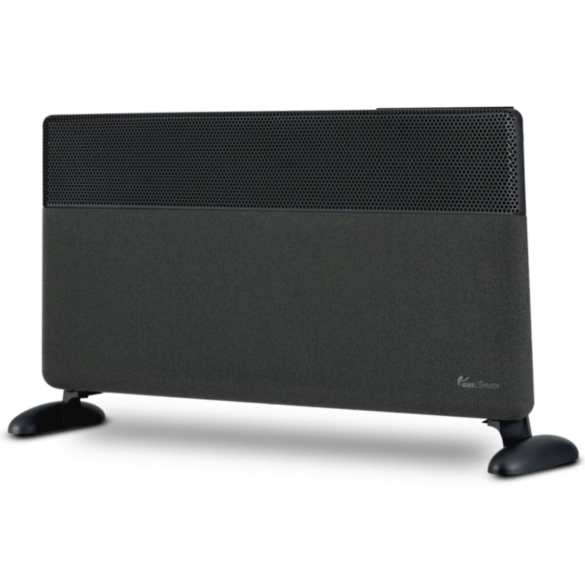 Ausclimate EcoSmart Pro Medium 2000W Panel Heater - Charcoal Black