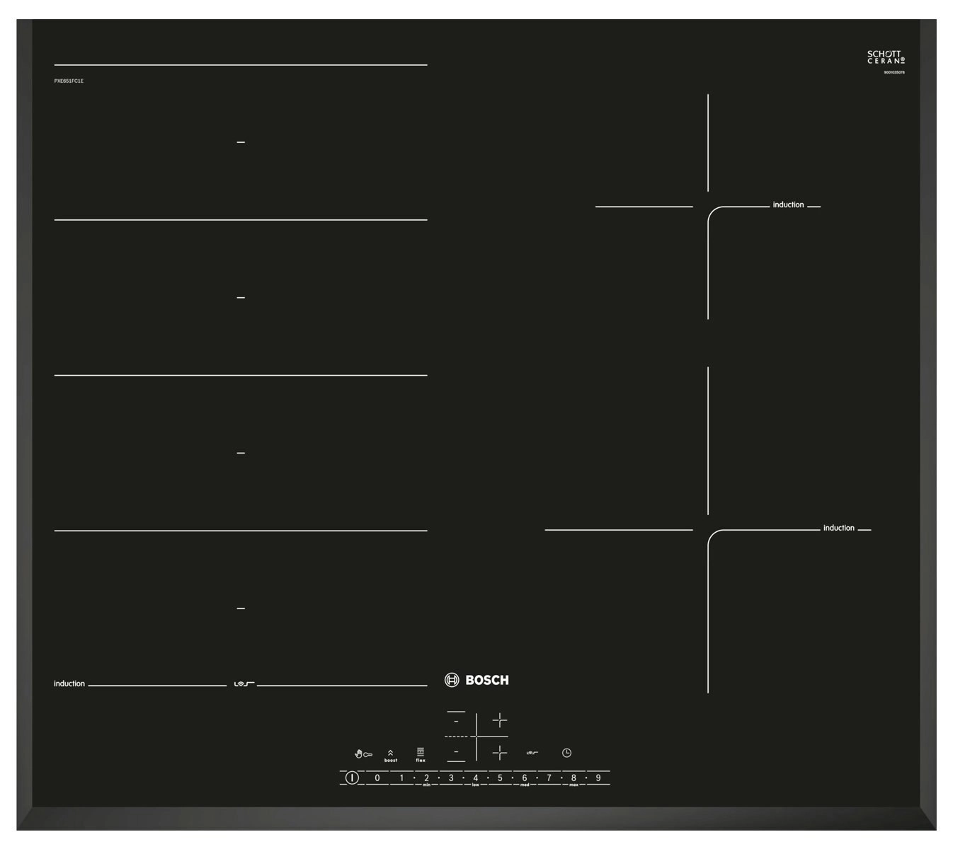 Bosch Serie 6 60cm Induction Cooktop