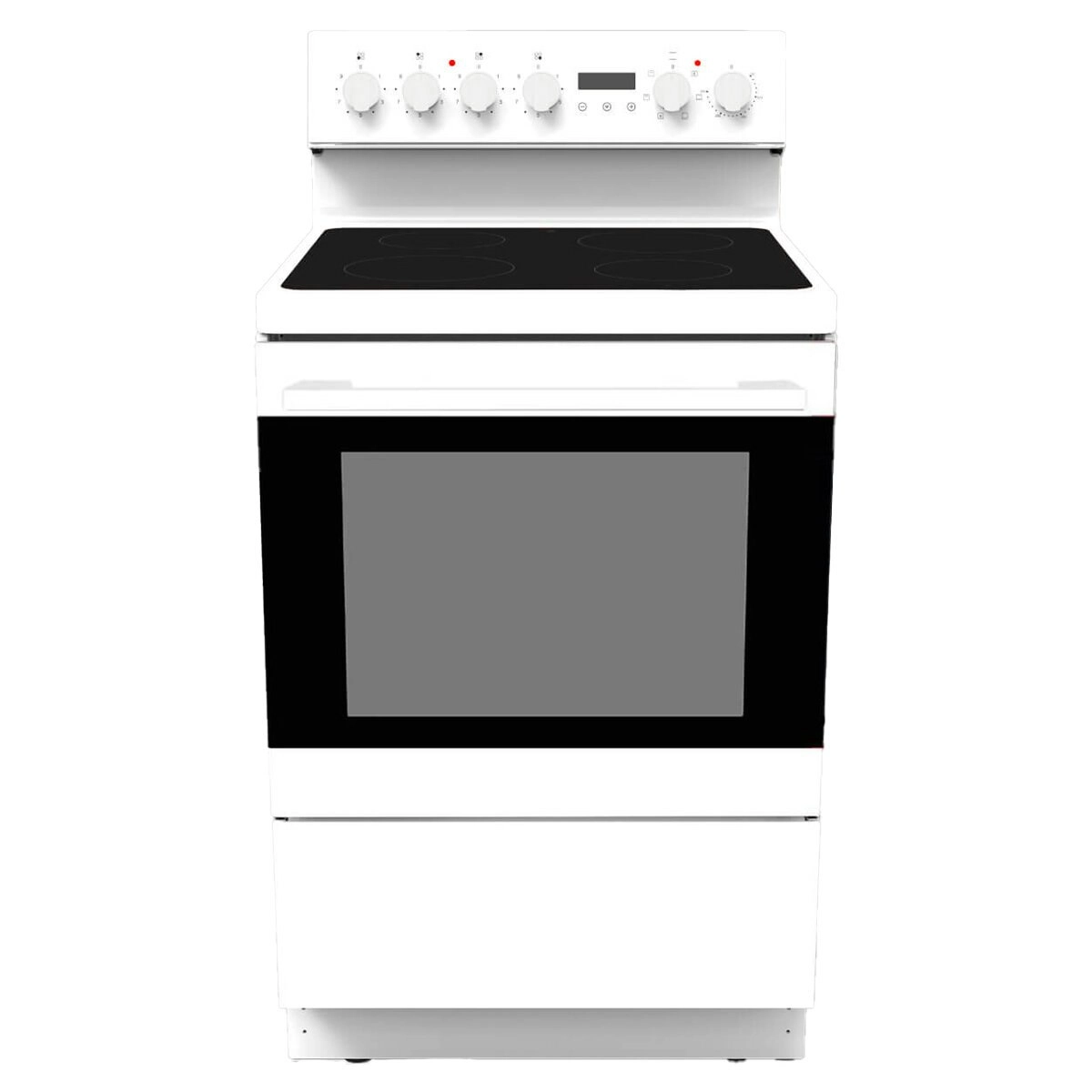 Eurotech 60cm Rear Control Freestanding Ceramic Cooker