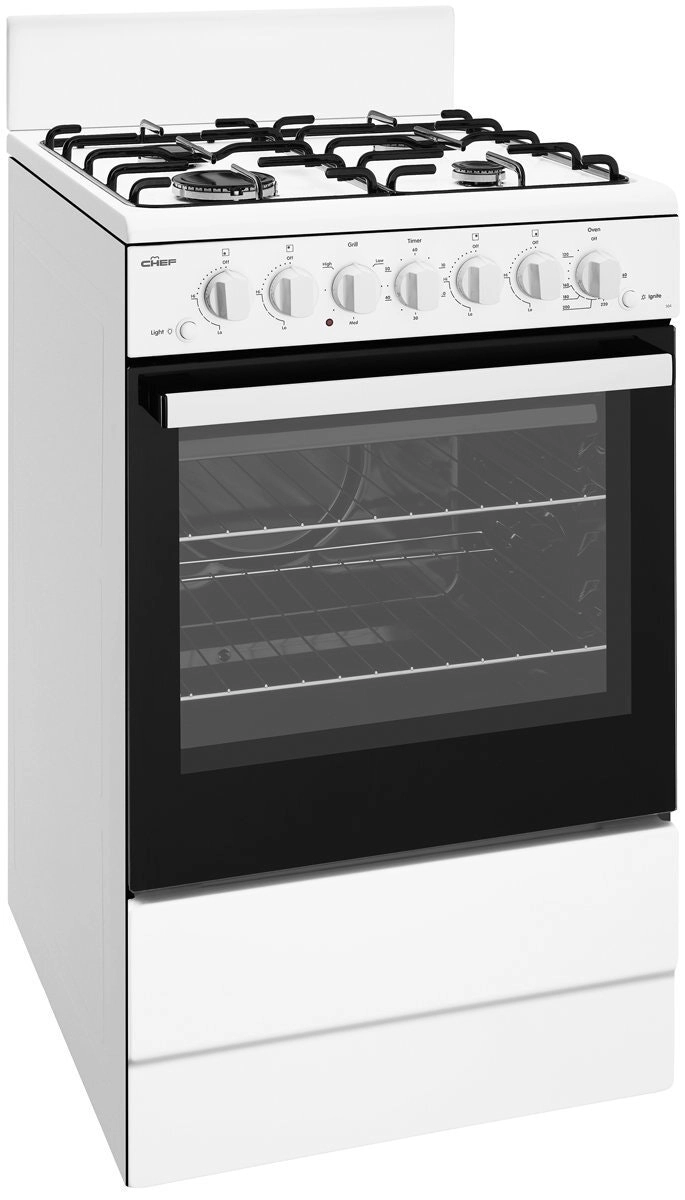 Chef 54cm Freestanding Conventional Gas Oven/Stove