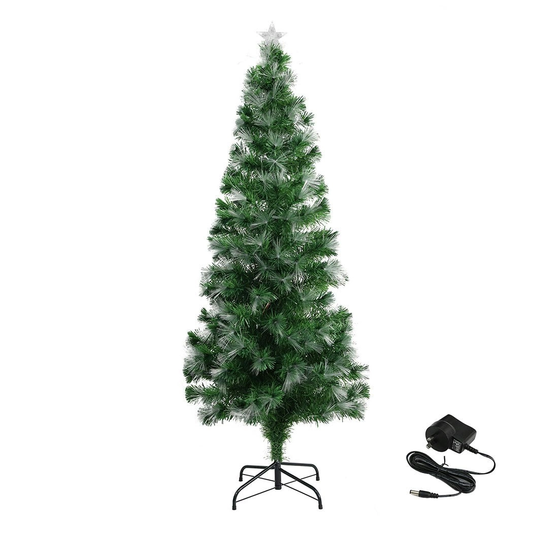 Santaco 2.1 Christmas Tree Lights Xmas Trees Fibre Optic Atificial Home Decor