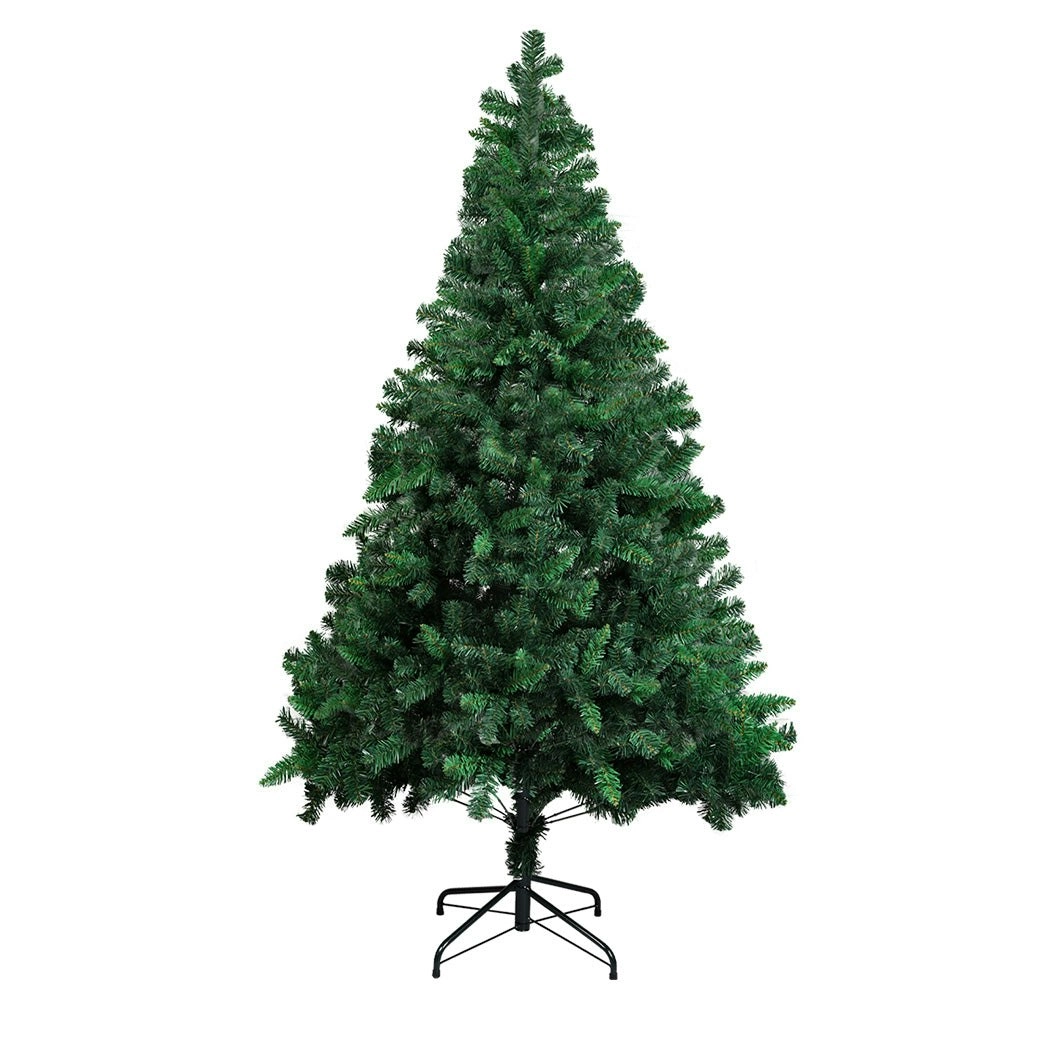 Santaco Christmas Tree 2.1M Artificial Xmas Decoration Metal Stand Easy Assembly