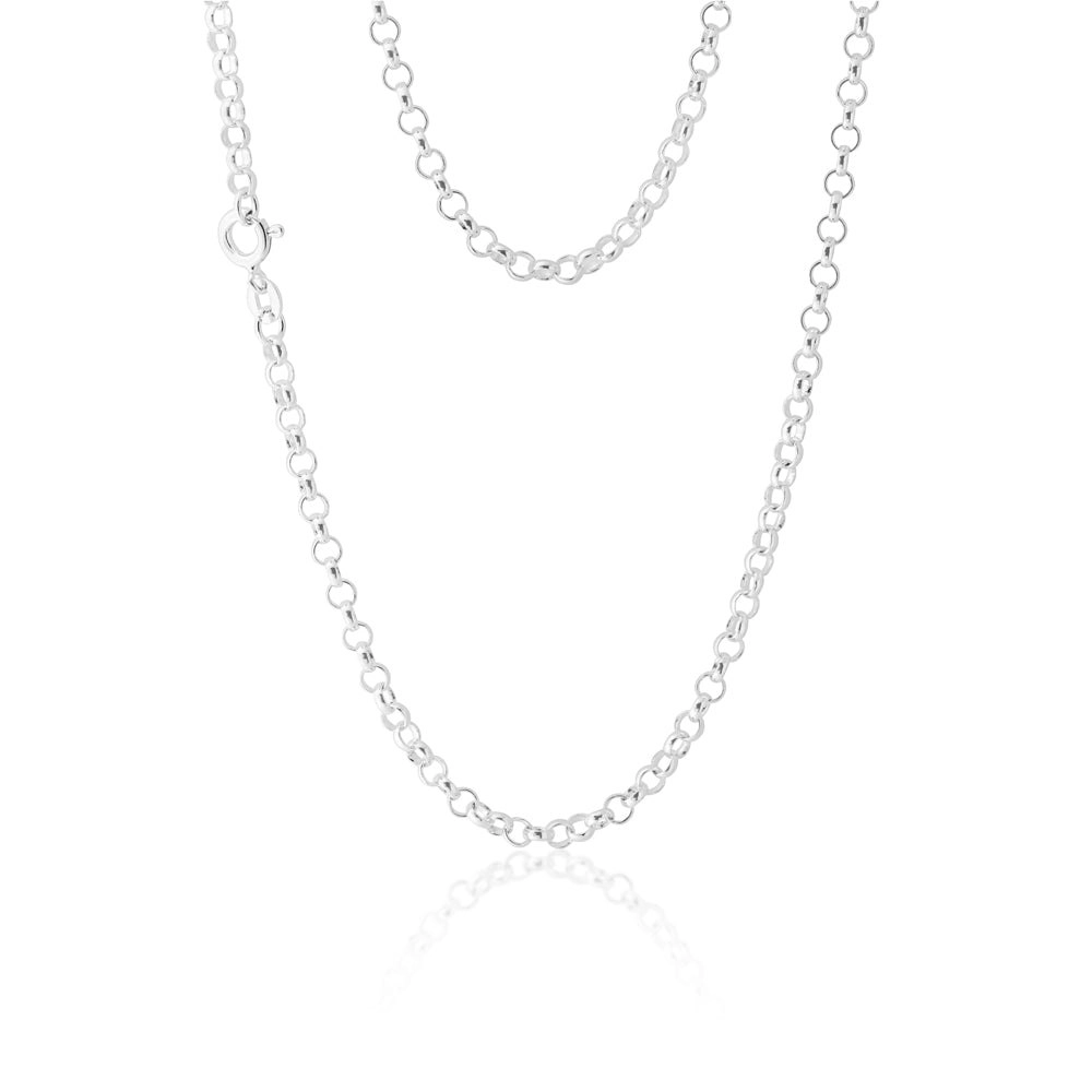 Sterling Silver 50cm 70 Gauge Belcher Chain