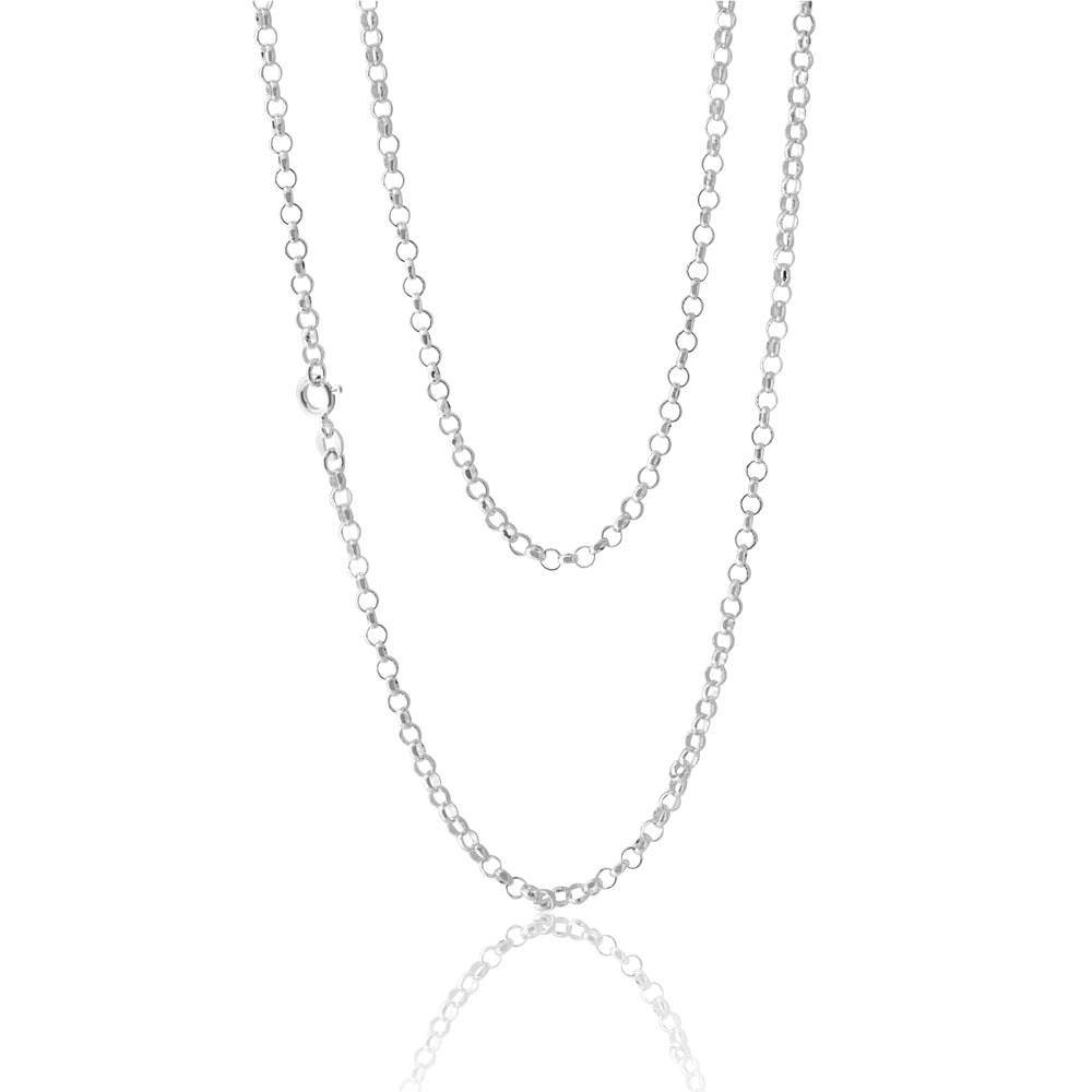 Sterling Silver 70 Gauge 60cm Belcher Chain