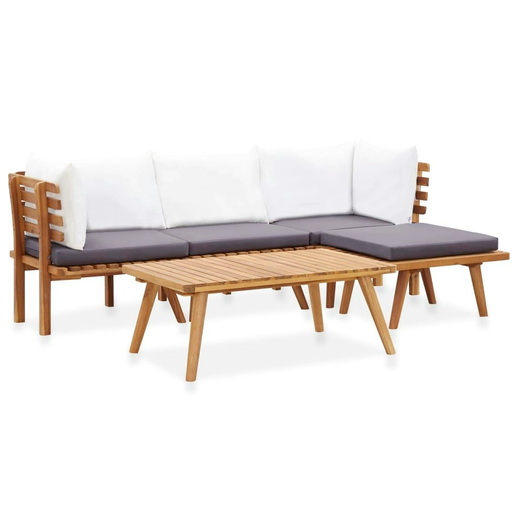 5 Piece Garden Lounge Set Solid Acacia Wood 46678