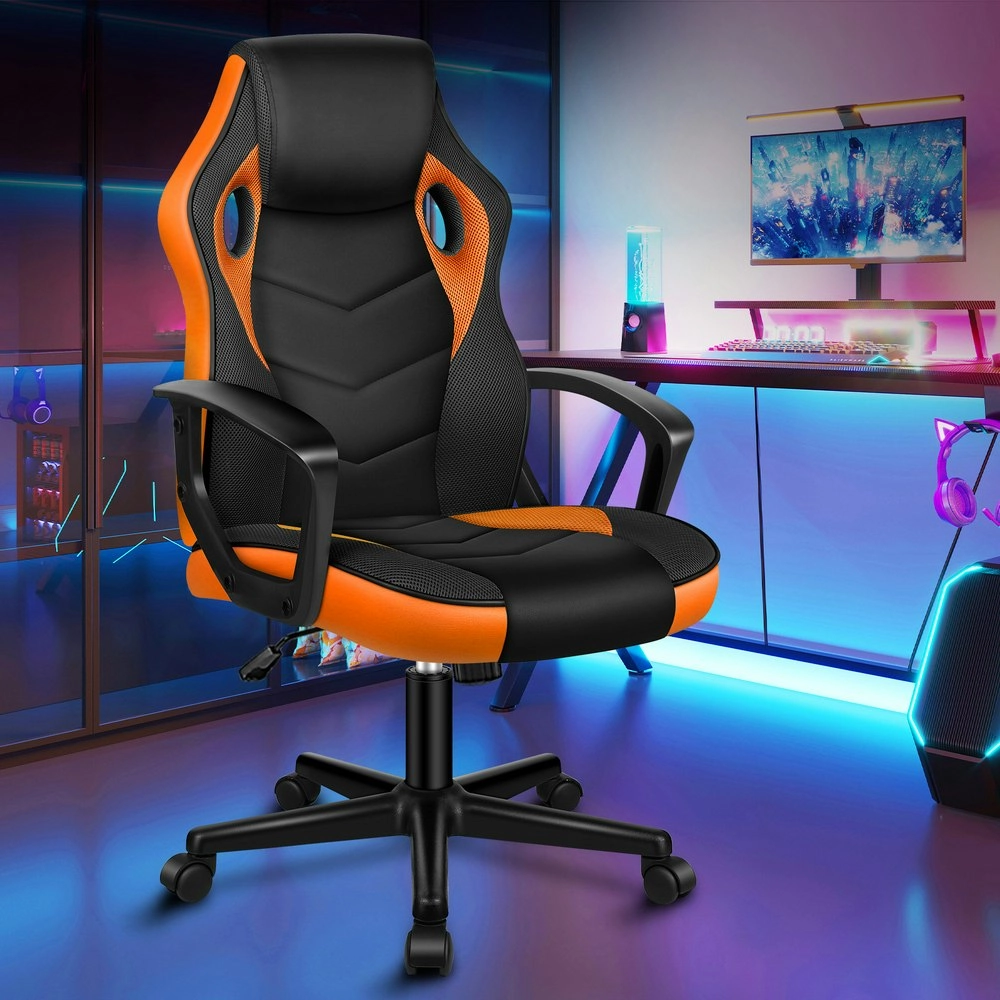 Alfordson Gaming Chair Office Executive Orange