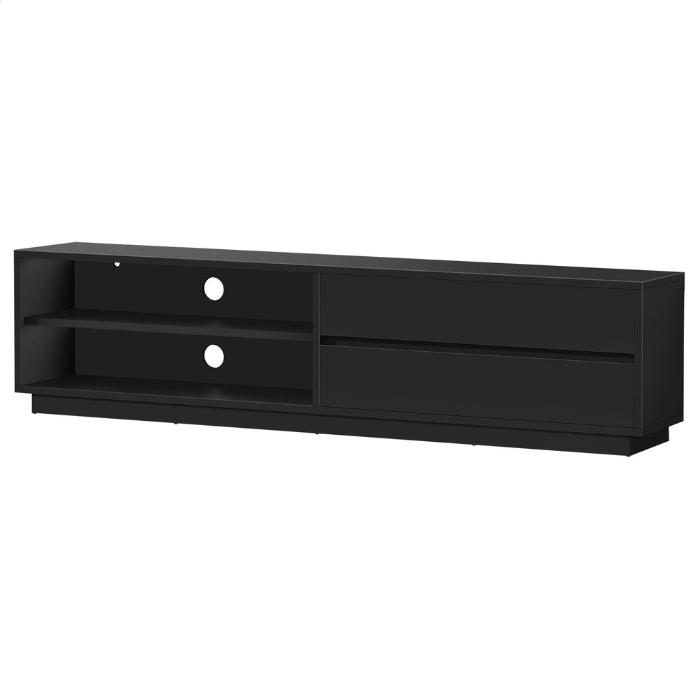 Alfordson Entertainment Unit TV Cabinet Stand Storage Drawer 180cm Black