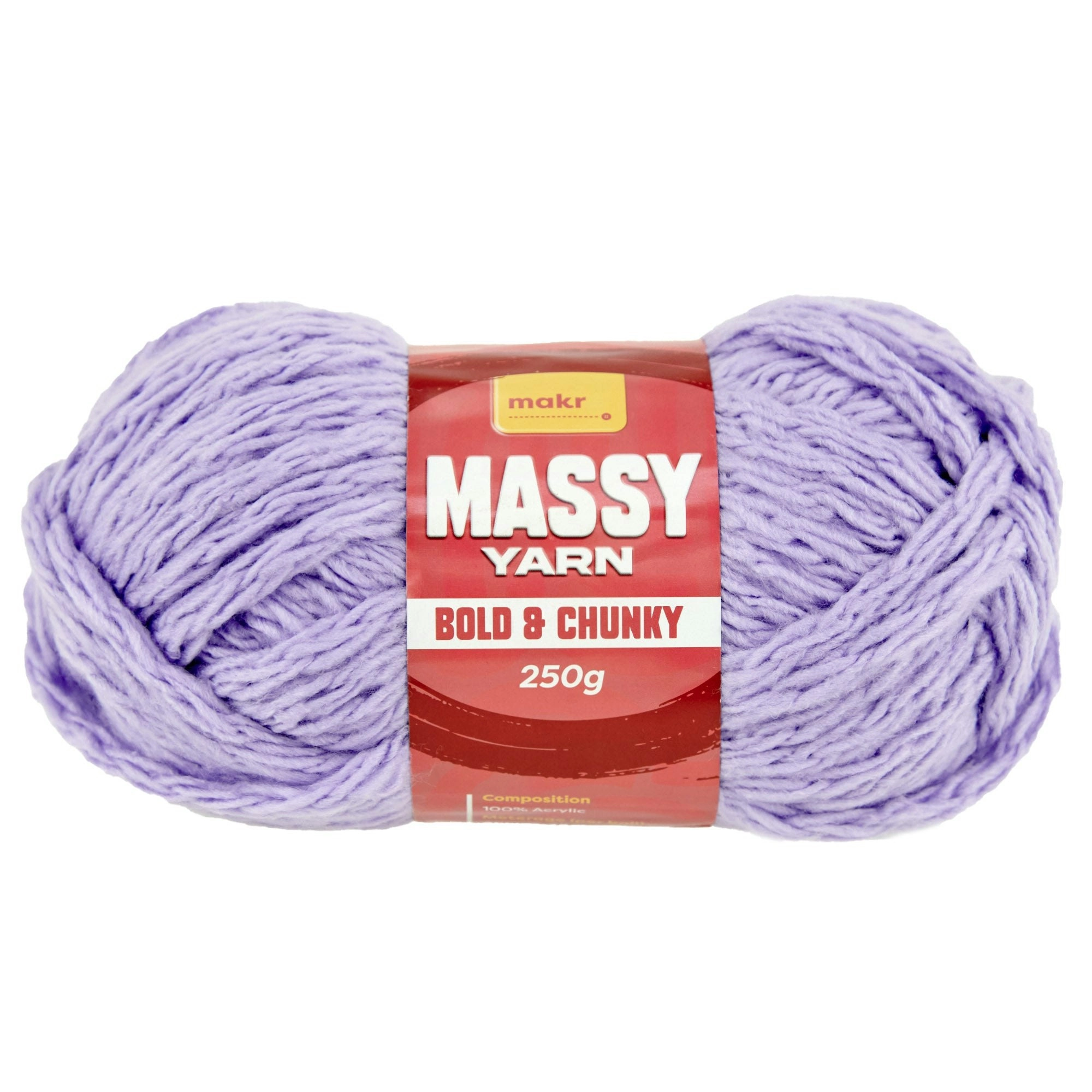 Makr Massy Crochet & Knitting Yarn - 250g  Acrylic Yarn