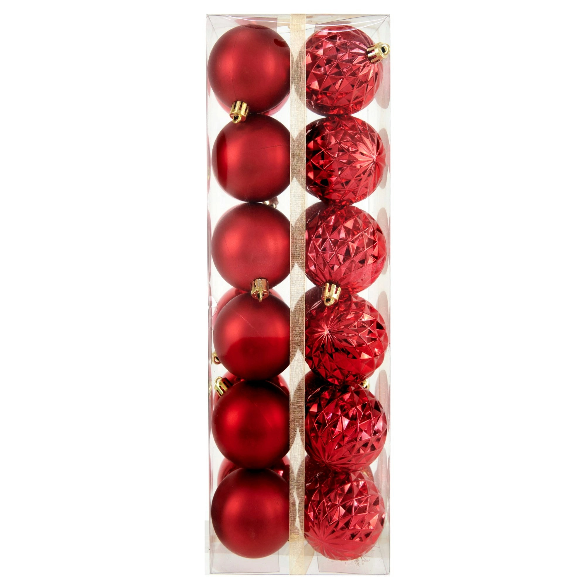 Christmas Bauble, 80mm- 24pk