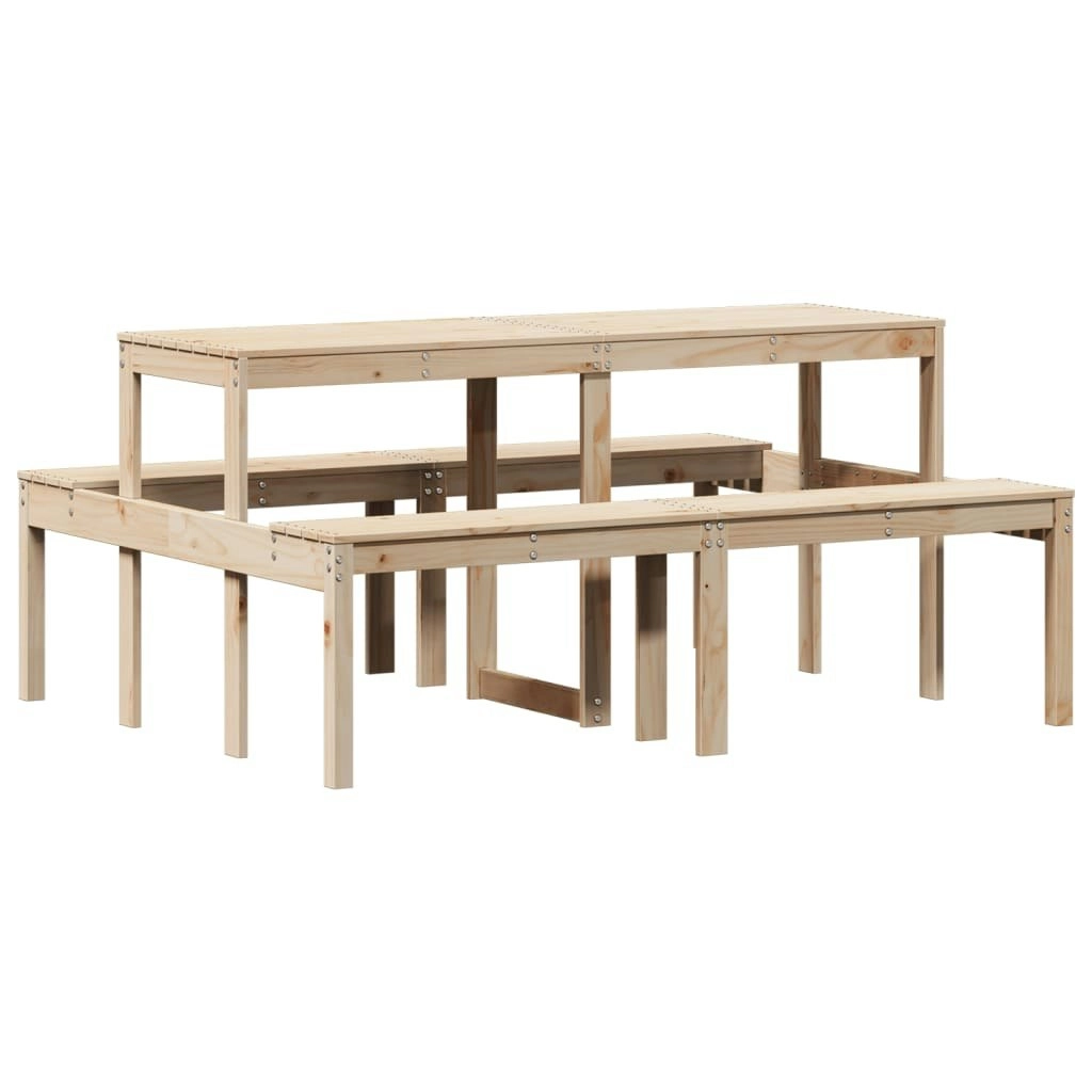 Picnic Table 160x134x75 cm Solid Wood Pine 832562