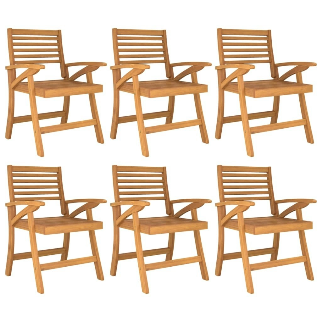 Garden Chairs 6 pcs 58x58x87 cm Solid Wood Acacia 3156869